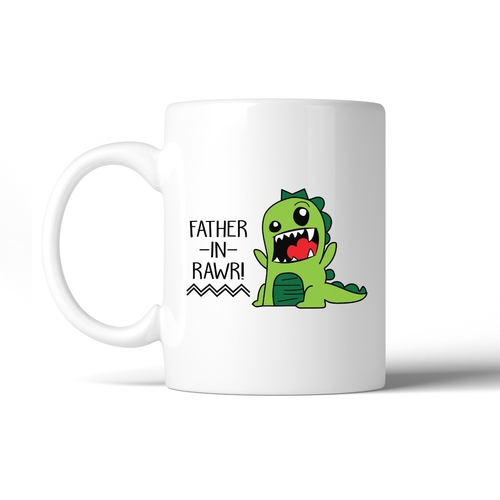 Father In Rawr Coffee Mug White